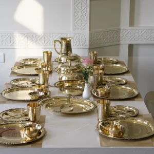 Brass Dinner Set 51 Pieces